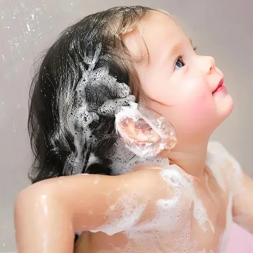 Vista 3 de Paquete de 400 protectores desechables para los oídos para la ducha, impermeables, protectores de oídos para adultos, protectores de oídos elásticos
