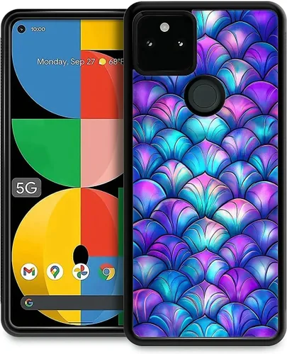 Vista 155 de Compatible con Google Pixel 4A 5G Mobile Case Creative Acrylic Back Panel Silicona Edge Case Slim Protección Especialmente para Google Pixel 4A 5G