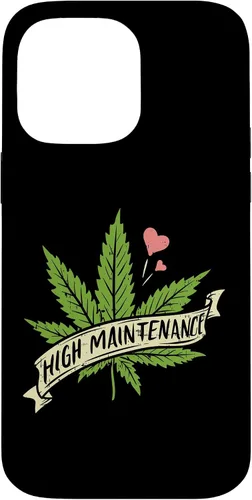 Vista 21 de High Maintenance Weed Cannabis Pocket 420 THC Stoner Gift Case for iPhone 17