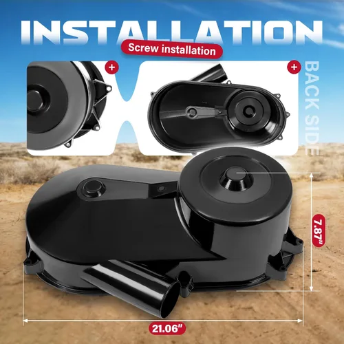 Vista 3 de HESACA - Cubierta exterior de embrague compatible con Polaris Big Boss Scrambler 1998-2001 Sportsman Magnum Worker Diesel 325 335 455 500 Reemplazo
