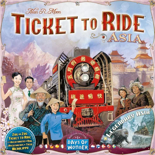 Vista 2 de Ticket to Ride Asia: colección de mapas, volumen 1
