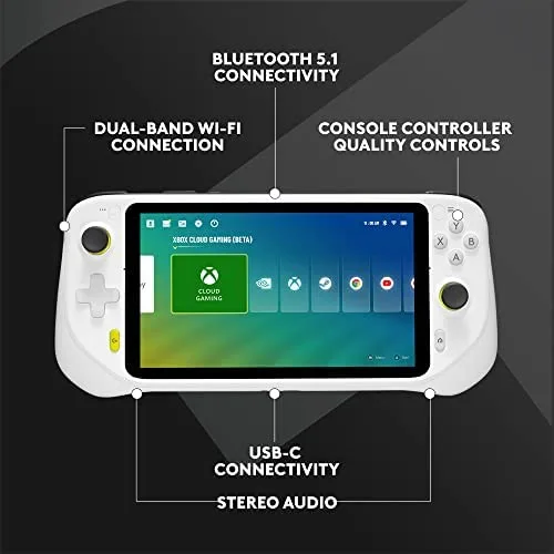 Vista 4 de Logitech G Cloud Gaming Handheld + Official Carrying Case Bundle