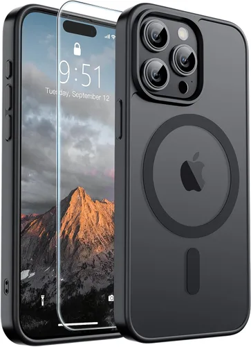 Vista 151 de SUPFINE Funda magnética para iPhone SE 2022 (3ª)/2020 (2ª), iPhone 8 (compatible con MagSafe) (protección contra caídas de grado militar), funda