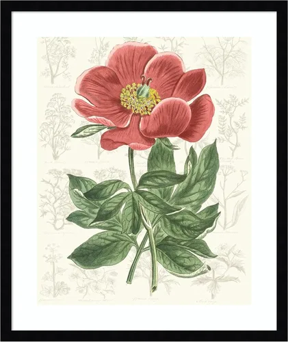 Vista 18 de Amanti Art Vision Studio - Lienzo decorativo para pared, 24 x 20 pulgadas, diseño de jardín de flores de peonía, arte de pared de flores, decoración