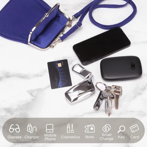 Vista 4 de Wild & Bold Bolsos cruzados pequeños para mujer, monederos cruzados, mini bolso de hombro para teléfono celular