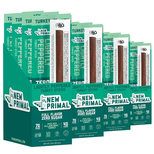 Vista 9 de The New Primal Cilantro Lime Turkey - Barra de pavo, de pavo de pastoreo, con aprobación del programa Whole30, apto para dietas paleo, cetogénica