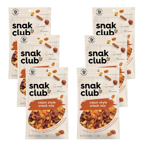 Vista 4 de Snak Club Asian Style Snack Mix, 6.75 onzas (paquete de 6)