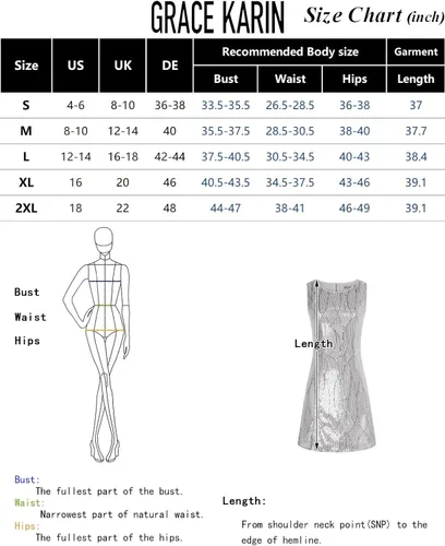 Vista 6 de GRACE KARIN Vestido de lentejuelas para mujer, vestidos de invitada de boda, vestidos de madre de la novia, vestido formal, vestido de dos piezas
