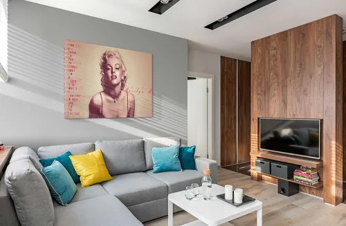 Vista 7 de SpiritualHands Marilyn Monroe - Lienzo decorativo para pared y póster – Decoración femenina moderna de maquillaje femenino, impresión de moda