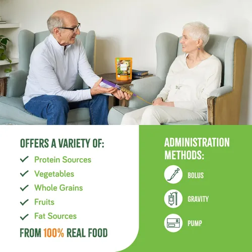 Vista 5 de Real Food Blends Carne de res, papas y espinacas – Comidas puré para alimentación por tubo con proteínas, verduras y frutas – 330 calorías