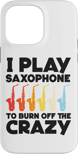 Vista 21 de iPhone 16 Saxofón I play saxofón para quemar el caso loco