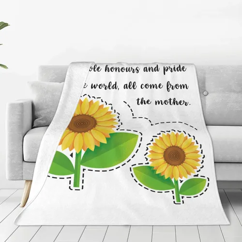 Vista 20 de Manta para mamá, Love You Mom con patrón de flechas acuáticas, manta decorativa de franela suave de 30 x 40 pulgadas para viajes, manta con texto