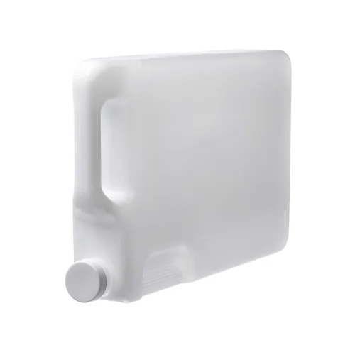 Vista 3 de Hudson Exchange - Contenedor Hedpak de 5 litros con tapa, HDPE, natural, paquete de 4