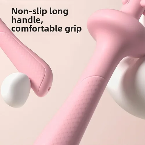 Vista 8 de Keenso Muscle Roller Stick, with Scale Patterned Handle, Multifunctional Manual Massage Tool for Whole Body Relaxation