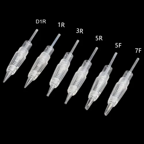 Vista 7 de 10PCS 1RL Maquillaje Permanente Claro Tatuaje Aguja Cartuchos para Máquina de Tatuaje de Cejas (1R)