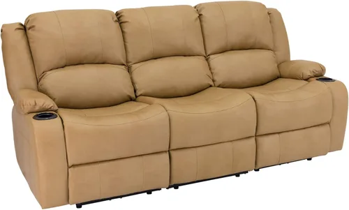 Vista 30 de RecPro Charles - Sofá reclinable doble de pared de 67 pulgadas, para autocaravana, con tela mejorada (color plomizo)