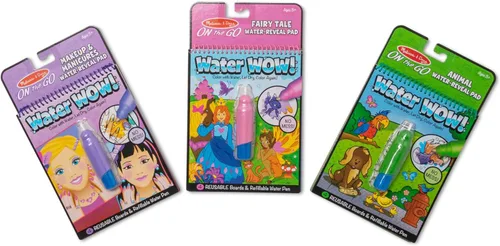 Vista 4 de Melissa & Doug Water Wow! - Libros de acuarela mágica - Paquete de 3
