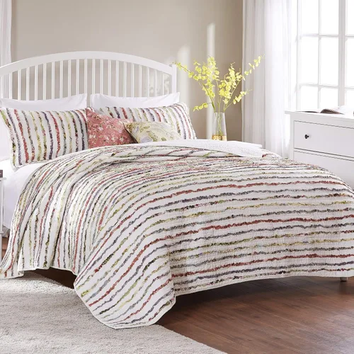 Vista 8 de Greenland Home Set de Colcha, Algodón, Multicolor, King