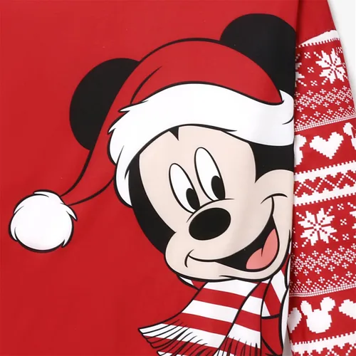 Vista 5 de Disney Family Matching Outfits Hoodie Mommy and Me Funny Holiday Minnie Mickey Christmas Snow Hoodie