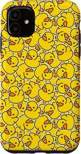 Vista 8 de Cute Yellow Rubber Duckie Duck Lover Pattern Case Case for iPhone 17