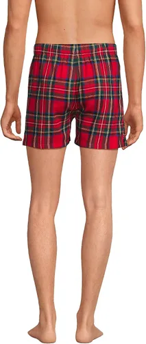 Vista 3 de Lands' End Boxers de franela de ajuste clásico para hombre