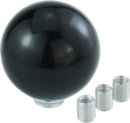 Vista 7 de Pomo de palanca de cambios de 8 bolas para la mayoría de vehículos automáticos manuales (negro)