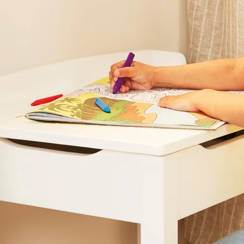 Vista 5 de Escritorio y silla Melissa & Doug, Blanco