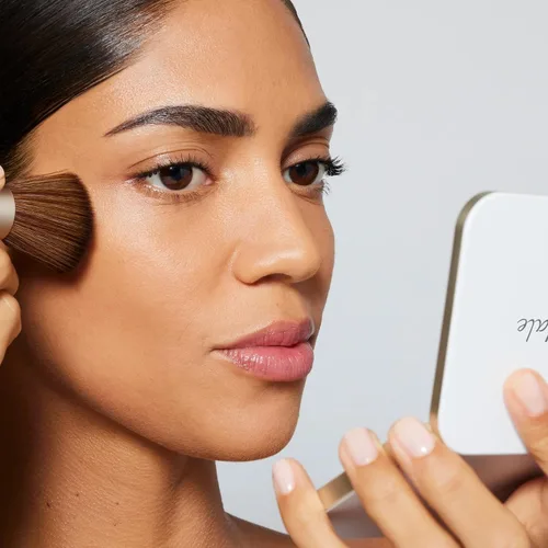 Vista 5 de Jane Iredale PurePressed Base Polvo Mineral de Maquillaje de Repuesto o Juego de Compacto Rellenable Polvo Prensado Semi Mate con SPF Sin Talco