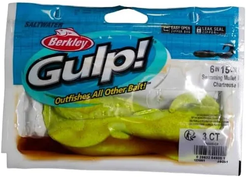 Vista 30 de Berkley GSSM Gulp Blanco (Pearl White/Chartreuse)