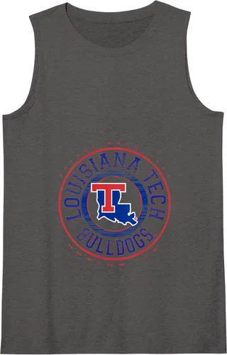 Vista 5 de Louisiana Tech Bulldogs Showtime - Camiseta sin mangas con licencia oficial, Negro