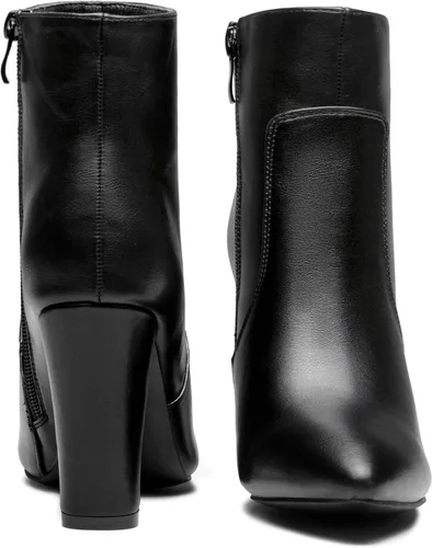 Vista 7 de Vepose Botas de tobillo 9633 para mujer, botas de tacón alto de aguja de moda, botas de vestir con punta de punta