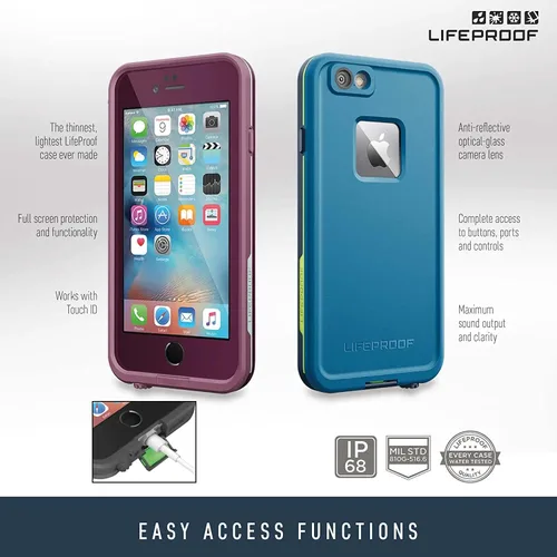 Vista 9 de LifeProof FRē Series - Funda impermeable para iPhone 6 y iPhone 6s (solo versión de 4.7 pulgadas), embalaje no minorista, puesta de sol