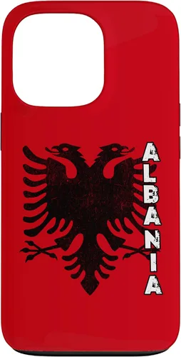 Vista 10 de iPhone 16 Albanian Flag Of Albania Double Eagle Flamuri Shqiperia Case