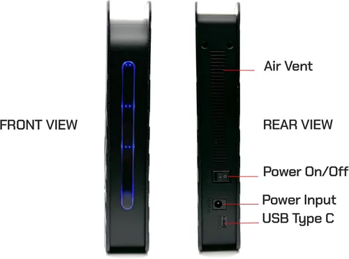 Vista 3 de Avolusion PRO-T8 - Disco duro externo USB 3.0 de 3 TB para PC y portátil con sistema operativo Windows