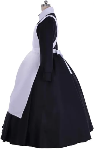 Vista 4 de Fortunehouse The Promised Neverland Isabella Krone Disfraz de cosplay Grace Field Maid Uniforme para mujer