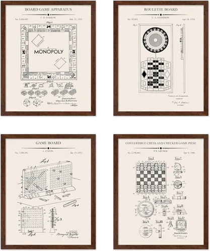 Vista 34 de Poster Master Póster de juguete de construcción de 2 piezas, estampado de patente de bloques de construcción, arte de minifigura, diseño
