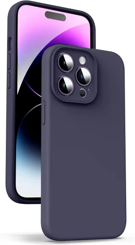 Vista 150 de Supdeal Funda de silicona líquida para iPhone Air - [Protección total para la cámara] [Forro de microfibra suave antiarañazos] Funda de teléfono