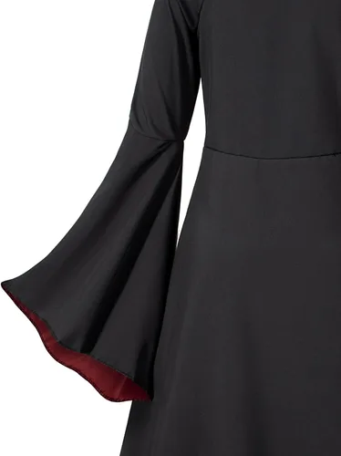 Vista 7 de Vampire Costume for Girls 3-12 Years