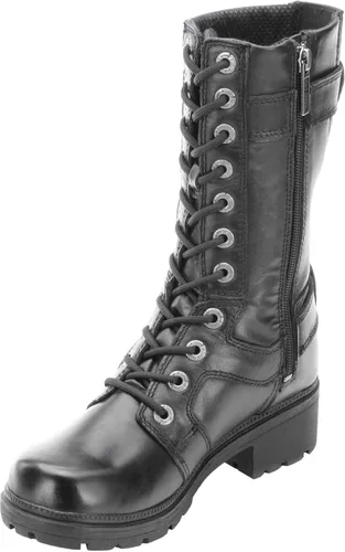 Vista 2 de Harley-Davidson Women's EDA Leather Motorcycle Casual Boot