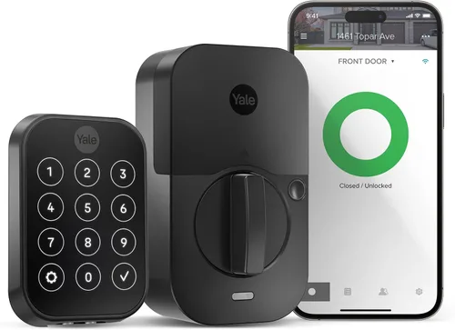 Vista 11 de Yale Home Assure Lock 2 Cerrojo de perno, cerradura de puerta de entrada sin llave de ante negro con teclado táctil digital y conectividad Bluetooth