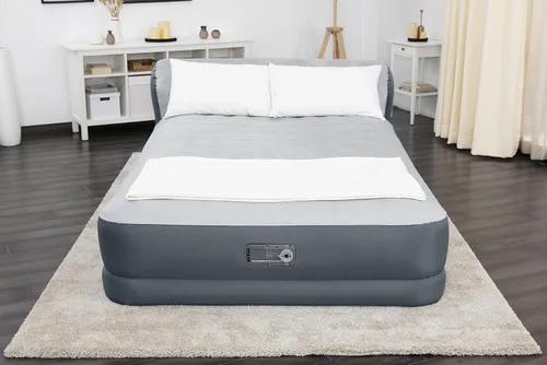 Vista 12 de SleepLux Colchón de aire tamaño individual súper suave y cómodo, protector resistente extra duradero con almohada integrada elevada de 15 pulgadas
