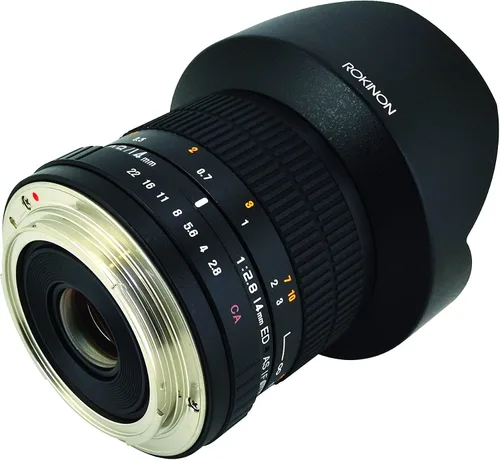 Vista 2 de Rokinon - Lentes de cine gran angular con armazón completo para Canon EF de 85 mm T1.5 AS IF UMC.