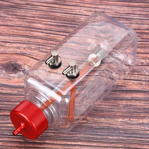 Vista 6 de Ejoyous Tanques de combustible de motor a control remoto, tanques de combustible de plástico transparente para avión RC control remoto, piezas