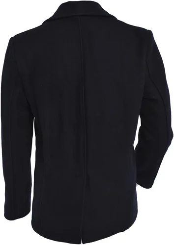 Vista 3 de Seibertron Abrigo de lana para hombre US Navy Tipo 80% Lana USN Pea Coat