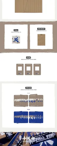 Vista 9 de TXT The Name Chapter : FREEFALL Contenido del 3er Álbum+Tarjeta Fotográfica+Pegatina+Seguimiento Sellado Tomorrow X Together