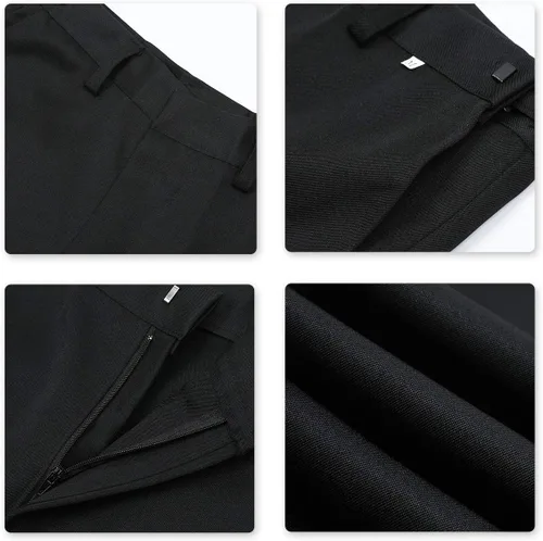 Vista 7 de Cloudstyle Chubasquero formal ajustado para hombre, traje de cena de 3 piezas, chaqueta de cola de golondrina