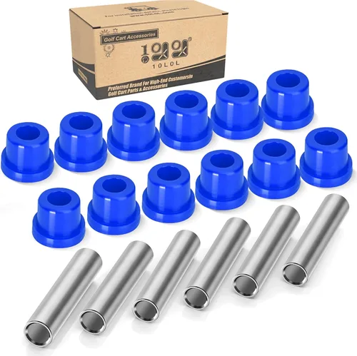 Vista 10 de 10L0L Kit de bujes de resorte para carrito de golf, manguito de buje de grilletes traseros para EZGO TXT/Medalist (1994 en adelante) y Club Car DS