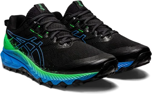 Vista 2 de ASICS Gel-Trabuco 10 - Tenis de correr para hombre, negro, anaranjado, (Shocking OrangeBlack)