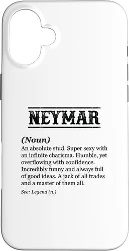 Vista 23 de Neymar - Definición de nombre Frase divertida - Funda personalizada para iPhone 17 para hombre