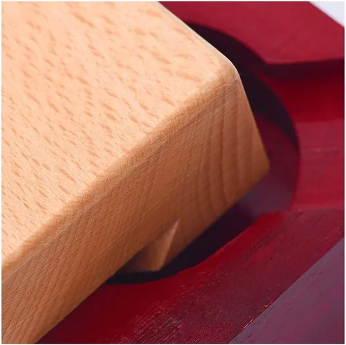 Vista 3 de Caja Imposible de Encaje Dedales Caja de Puzzle de Madera 3D Rompecabezas Mental Cajones Mágicos Compartimento Secreto Caja para Joyería